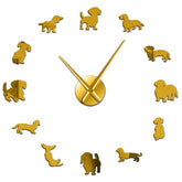 Giant Dog Wall Clock My Wall Clock